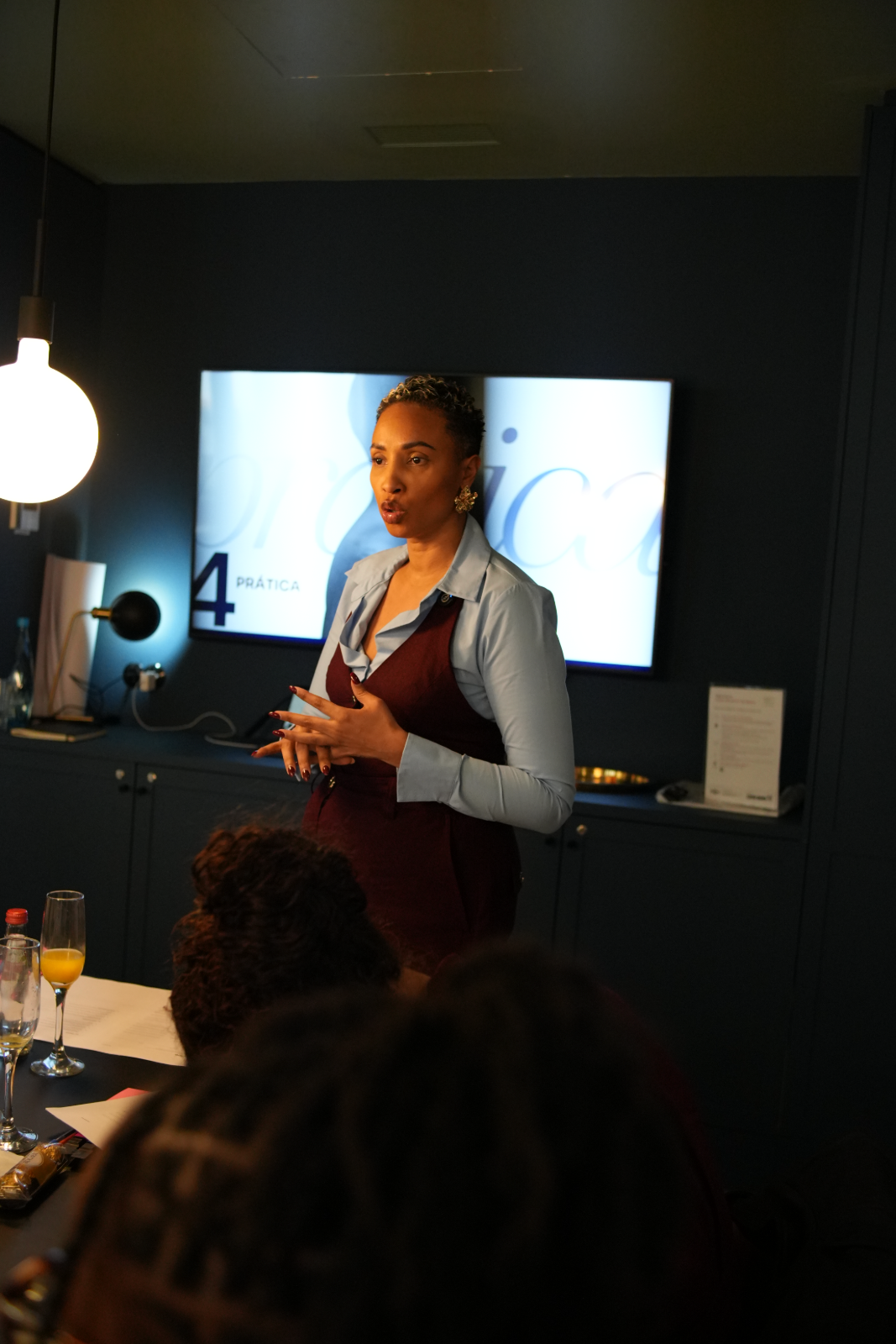 Nádia Lopes em apresentação